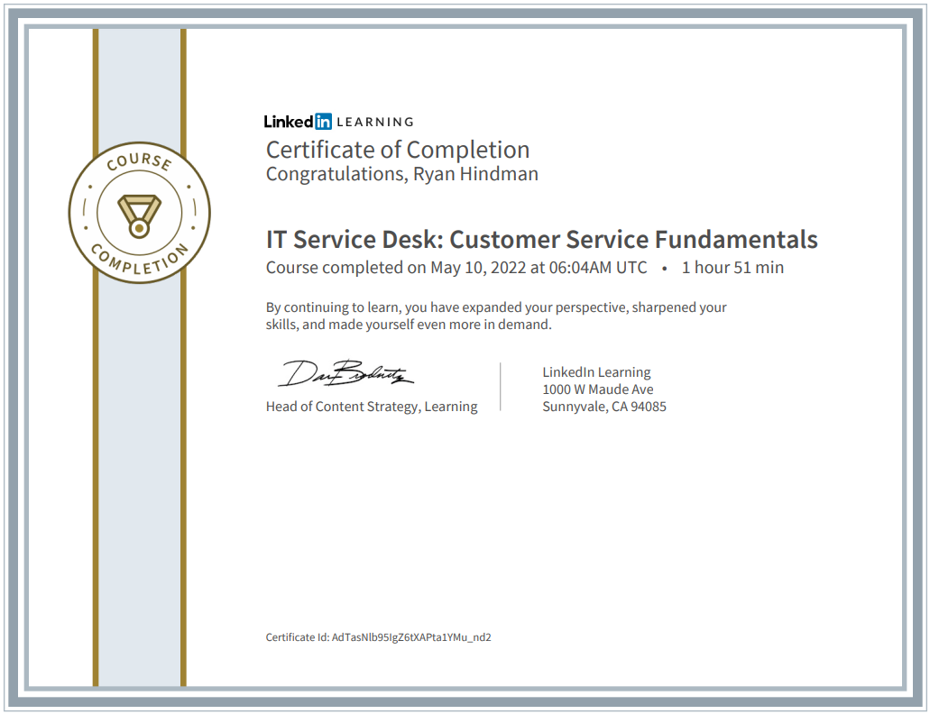 IT Service: Desk Careers and Certifications: First Steps
